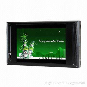 10.2-inch Widescreen Advertising LCD Player with Plastic Case